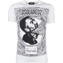 Dsquared2 T-shirt "Chic Dan". T-shirty męskie Dsquared2, z nadrukiem, z okrągłym kołnierzem. Za 579,00 zł.