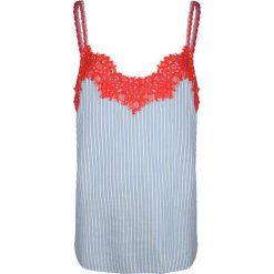 Pinko Bluzka "Flan Top". Czerwone bluzki damskie Pinko, z nadrukiem, z bawełny, bez kołnierzyka. Za 289,00 zł.