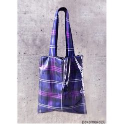TORBA TRANSPARENT PLAID byOrianne. Szare torebki klasyczne damskie marki Pakamera, z wełny. Za 139,00 zł.