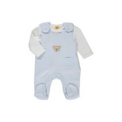 Śpiochy niemowlęce: STEIFF Boys Baby Śpioszki 2-częściowe baby blue