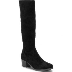 Kozaki CAPRICE - 9-25506-23 Black Stretch 044. Czarne kozaki damskie Caprice, ze skóry ekologicznej, przed kolano, na wysokim obcasie, na obcasie, bez zapięcia. Za 249,00 zł.