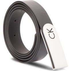 Pasek Damski CALVIN KLEIN - Ck Curved Plaque Bel K60K604259 75 000. Czarne paski damskie Calvin Klein, w paski, ze skóry. Za 279,00 zł.