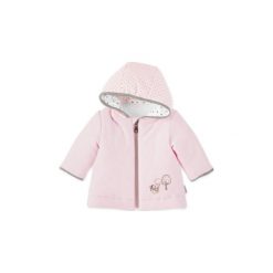 Sterntaler Kurtka z kapturem nicki Waldis Hoppel, kolor różowy - różowy/pink - Gr.Niemowlę (0 - 6 miesięcy). Różowe bluzy niemowlęce marki Sterntaler, z aplikacjami, z elastanu, z kapturem. Za 139,00 zł.