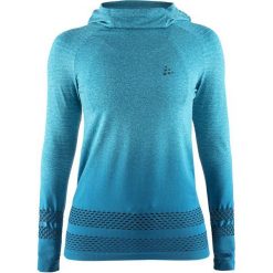 Craft Bluza Damska Core Fuseknit Hood Blue M. Niebieskie bluzy sportowe damskie Craft, m. Za 225,00 zł.