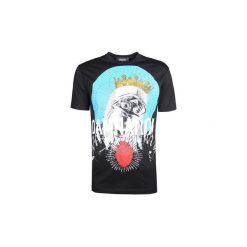 T-shirty z krótkim rękawem Dsquared S71GD0546. Czarne t-shirty męskie Dsquared, s, bez wzorów, bez kołnierzyka, krótkie. Za 489,00 zł.
