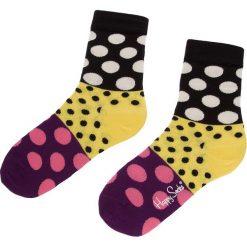 Skarpety Wysokie Unisex HAPPY SOCKS - DSP1001-9000 Kolorowy. Brązowe skarpetki damskie marki Happy Socks, bez wzorów, z elastanu. Za 27,90 zł.