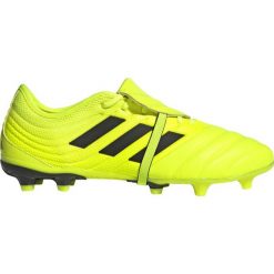Buty piłkarskie adidas Copa Gloro 19.2 Fg M F35491. Żółte buty sportowe męskie Adidas, ze skóry, bez zapięcia, do piłki nożnej. W wyprzedaży za 399,00 zł.