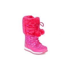 Śniegowce Dziecko Agatha Ruiz de la Prada 181981 APRES SKI. Różowe kozaki dziewczęce marki Agatha Ruiz de la Prada, bez wzorów, bez obcasa. Za 191,20 zł.