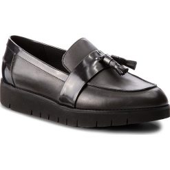 Mokasyny GEOX - D Blenda A D740BA 05443 C9004 Anthracite. Czarne mokasyny damskie Geox, z materiału. W wyprzedaży za 259,00 zł.