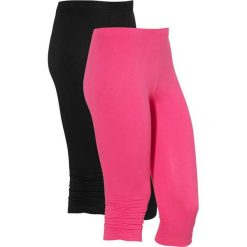 Cellbes Legginsy 2 Pack czerwonoróżowy czarny female czerwony/różowy/czarny 46/48. Różowe legginsy damskie Cellbes, bez wzorów, z gumy. Za 109,00 zł.