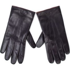 Rękawiczki Męskie EMPORIO ARMANI - 624515 9A241 00035 Blu Navy. Czarne rękawiczki męskie Emporio Armani, bez wzorów, ze skóry. Za 629,00 zł.