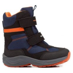 Geox Buty Zimowe Za Kostkę Chłopięce New Alaska 24 Czarny/Niebieski. Niebieskie buty chłopięce zimowe marki Geox, z gumy, za kostkę. Za 309,00 zł.