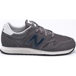New Balance - Buty U520CL. Szare buty sportowe męskie marki New Balance, ze skóry, na sznurówki. W wyprzedaży za 269,90 zł.