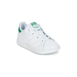 Buty Dziecko adidas STAN SMITH I. Białe trampki chłopięce Adidas, bez wzorów, bez zapięcia. Za 186,20 zł.