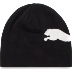 Czapka PUMA - Big Cat Beanie 052925 47 Black/Big Cat White. Czarne czapki męskie Puma, z bawełny. Za 65,00 zł.