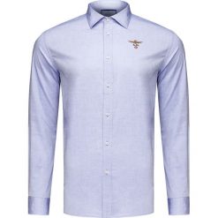 Koszula AERONAUTICA MILITARE Fioletowy. Fioletowe koszule męskie marki Aeronautica Militare, m, moro, z tkaniny, eleganckie, bez kołnierzyka, bez rękawów. Za 520,00 zł.