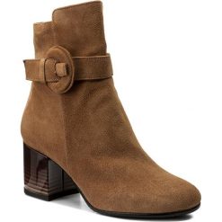 Buty zimowe damskie: Botki BALDOWSKI – W00176-1453-001 Zamsz Camel