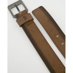 Quiksilver - Pasek. Pomarańczowe paski męskie marki Quiksilver, w paski, ze skóry ekologicznej. W wyprzedaży za 99,90 zł.