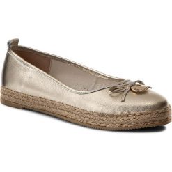 Espadryle damskie: Espadryle BALDACCINI – 751500-9 Złoty/Pomarańczowa Podeszwa