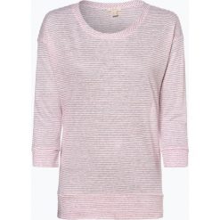 Esprit Casual - Damska bluzka lniana, różowy. Różowe bluzki damskie Esprit Casual, s, w paski, ze lnu, casualowe, bez kołnierzyka, bez rękawów. Za 99,95 zł.