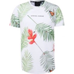 T-shirty męskie z nadrukiem: Criminal Damage PALMS TEE Tshirt z nadrukiem white/multi