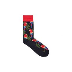 Skarpety Jack Jones 12148541 SUMMER ANIMALS. Czarne skarpetki męskie Jack & Jones, bez wzorów. Za 22,79 zł.