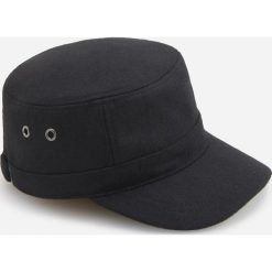 Czapka fidelka z wełną - Czarny. Czarne czapki męskie Reserved, bez wzorów, z wełny. Za 49,99 zł.
