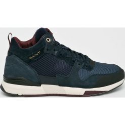Gant - Buty Andrew. Niebieskie buty sportowe męskie marki GANT, z gumy, na sznurówki. W wyprzedaży za 429,90 zł.