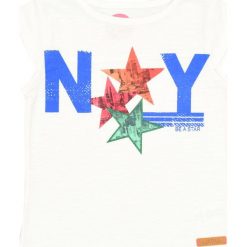 Nativo - Top dziecięcy 104-164 cm. Białe topy damskie marki Nativo, z bawełny, z okrągłym kołnierzem. W wyprzedaży za 24,90 zł.
