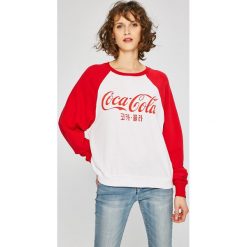 Review - Bluza. Różowe bluzy damskie Review, s, z nadrukiem, z bawełny, bez rękawów, bez kaptura. W wyprzedaży za 69,90 zł.
