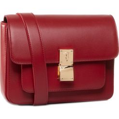 Torebka TRUSSARDI JEANS - Lione Shoulder Md 75B00952 R280. Czerwone listonoszki damskie Trussardi Jeans, bez wzorów, z jeansu, eleganckie, bez dodatków. Za 629,00 zł.