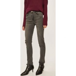 Answear - Jeansy. Szare jeansy damskie ANSWEAR, s. W wyprzedaży za 99,90 zł.
