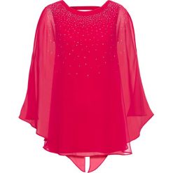 Top ze sztrasami bonprix magenta. Fioletowe topy damskie bonprix. Za 109,99 zł.