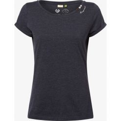 Ragwear - T-shirt damski – Florahh, niebieski. Niebieskie t-shirty damskie Ragwear, m, z napisami, bez kołnierzyka. Za 109,95 zł.