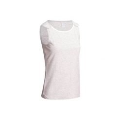 Koszulka. Szare bluzki sportowe damskie DOMYOS, xl, z bawełny. Za 20,00 zł.