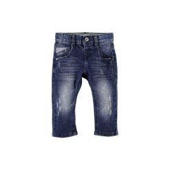 NAME IT Boys Mini Spodnie dżinsowe NITRIO dark denim. Szare spodnie niemowlęce Name it, z bawełny. Za 79,00 zł.