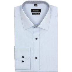 Koszula bexley 2440 długi rękaw custom fit niebieski. Szare koszule męskie na spinki marki Recman, na lato, l, w kratkę, button down, z krótkim rękawem. Za 69,99 zł.