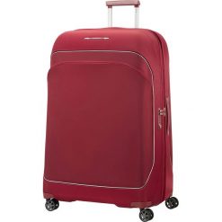 Walizka "Spinner" w kolorze czerwonym - 53x 82 x 34 cm. Czerwone walizki Samsonite, bez wzorów, z poliesteru. W wyprzedaży za 472,95 zł.