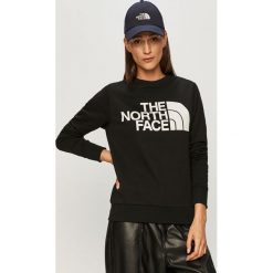 The North Face - Bluza. Czarne bluzy damskie The North Face, s, z nadrukiem, z bawełny, bez rękawów, z kapturem. Za 249,90 zł.
