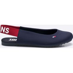 Tommy Jeans - Baleriny. Niebieskie baleriny damskie marki Tommy Jeans, z jeansu. Za 299,90 zł.