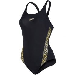 Speedo Strój Kąpielowy Monogram Muscleback. Czarne stroje kąpielowe damskie marki Speedo, bez wzorów, eleganckie. Za 129,00 zł.