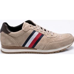 Tommy Hilfiger - Buty. Szare halówki męskie TOMMY HILFIGER, z gumy, na sznurówki. W wyprzedaży za 469,90 zł.