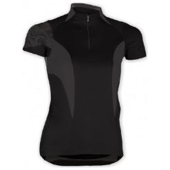 Topy sportowe damskie: Sensor Koszulka Race W Black/Gray S