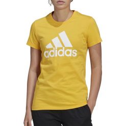 ADIDAS MUST HAVES BADGE OF SPORT > FT9684. Bluzki sportowe damskie Adidas, l, bez wzorów, z bawełny, z kontrastowym kołnierzykiem, z krótkim rękawem, krótkie, bez kaptura. Za 99,99 zł.