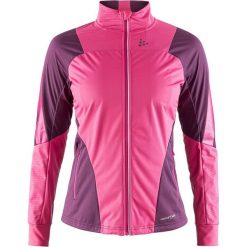 Craft kurtka damska Sharp różowa M. Różowe kurtki sportowe damskie Craft, m, w paski, bez kaptura, narciarskie. W wyprzedaży za 289,00 zł.
