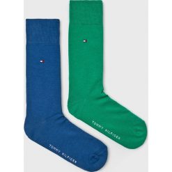 Tommy Hilfiger - Skarpety (2-pack). Niebieskie skarpetki męskie marki TOMMY HILFIGER, z bawełny. Za 59,90 zł.