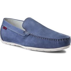 Mokasyny KAZAR - Gregorio 26894-03-10 Niebieski. Brązowe mokasyny męskie marki Kazar, z materiału. W wyprzedaży za 289,00 zł.