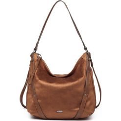 Tamaris Brązowa torebka Alby Hobo Bag L 3171192. Pomarańczowe torebki klasyczne damskie Tamaris, w paski, ze skóry, eleganckie, na ramię, bez dodatków. Za 279,00 zł.