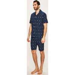 Polo Ralph Lauren - Piżama. Niebieskie piżamy męskie Polo Ralph Lauren, s, bez wzorów, z bawełny, bez rękawów. Za 429,90 zł.