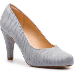 Półbuty CLARKS - Dalia Rose 261413924 Grey/Blue. Szare półbuty damskie Clarks, na co dzień, bez wzorów, ze skóry, bez obcasa, na obcasie, bez zapięcia. W wyprzedaży za 269,00 zł.